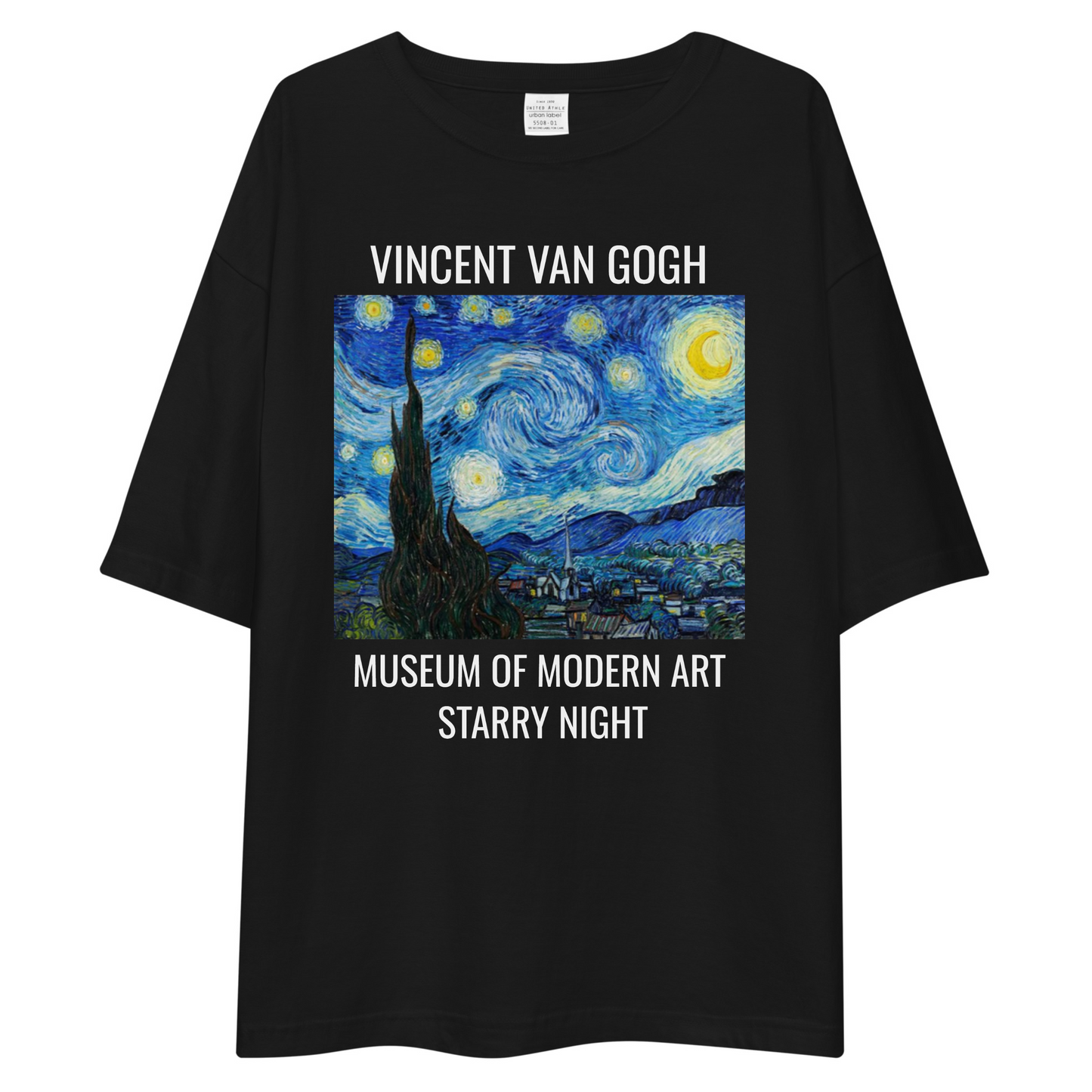 Museum of modern art Unisex Pure Cotton T-Shirt | starry night