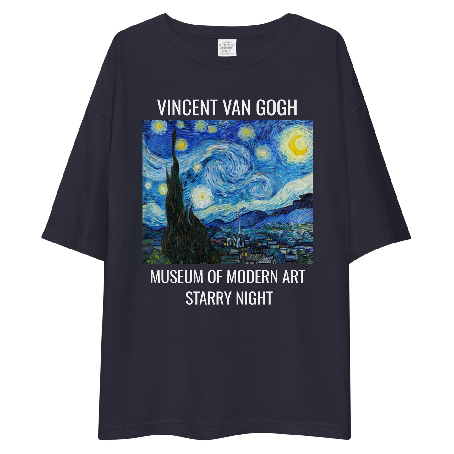 Museum of modern art Unisex Pure Cotton T-Shirt | starry night