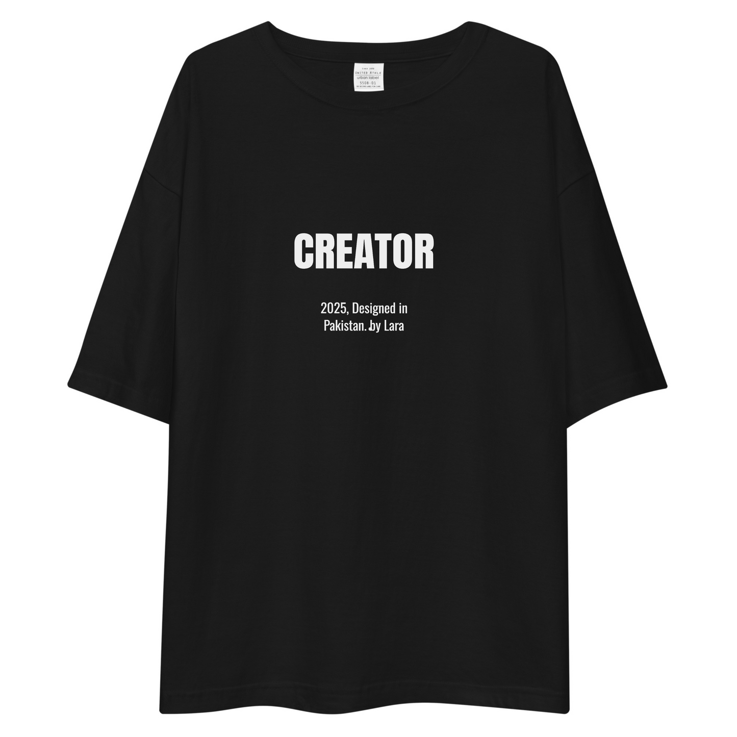 The Creator Drop Unisex Oversized T-Shirt Drop Shoulder
