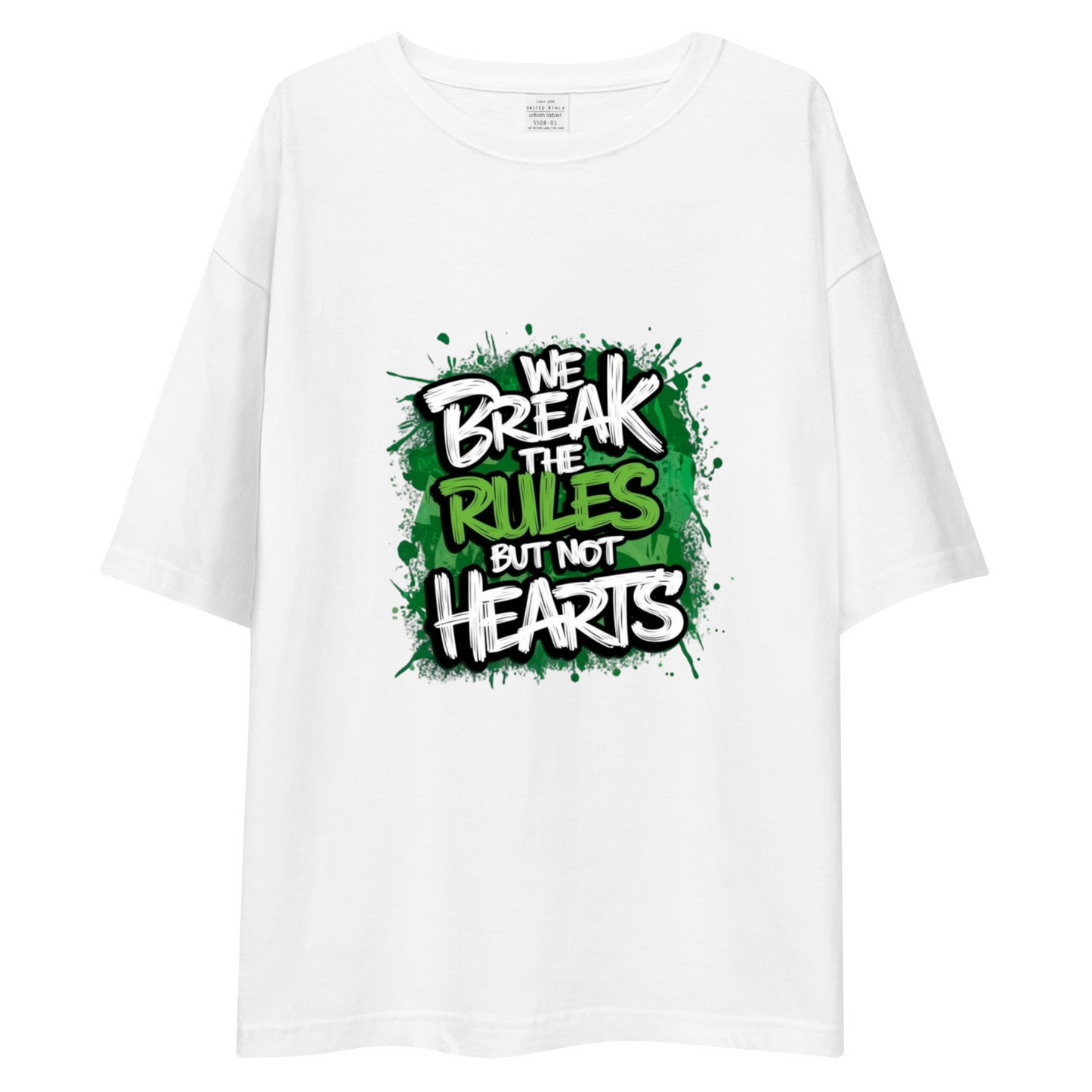 Rule Breaker Unisex Oversized T-Shirt Drop Shoulder