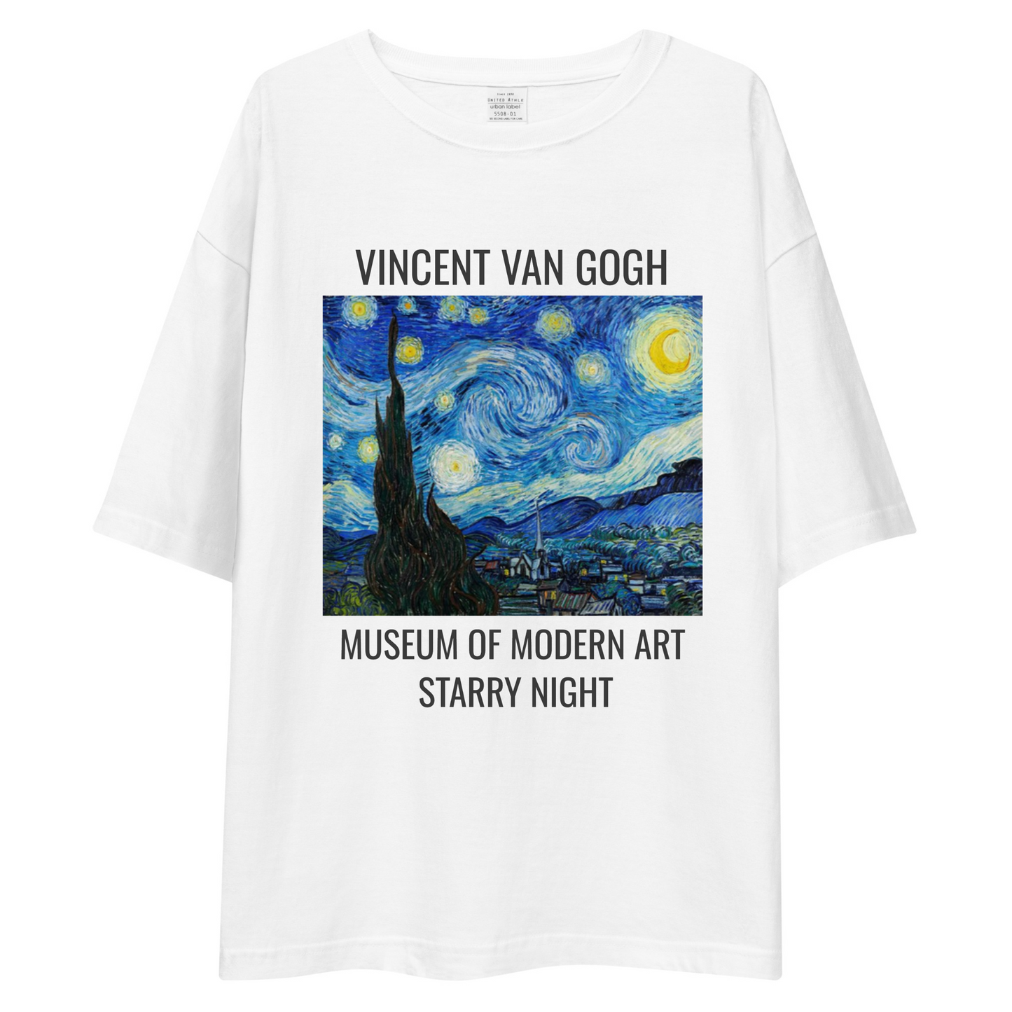 Combo of two comfy oversized Tees  Starry night x Break the rules