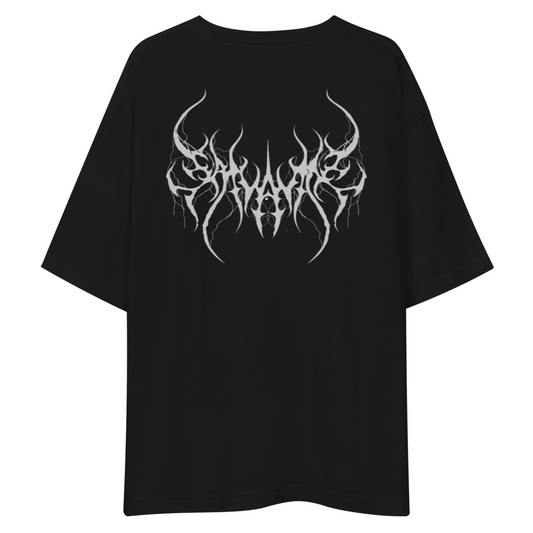 Dark lettering Unisex Oversized T-Shirt Drop Shoulder