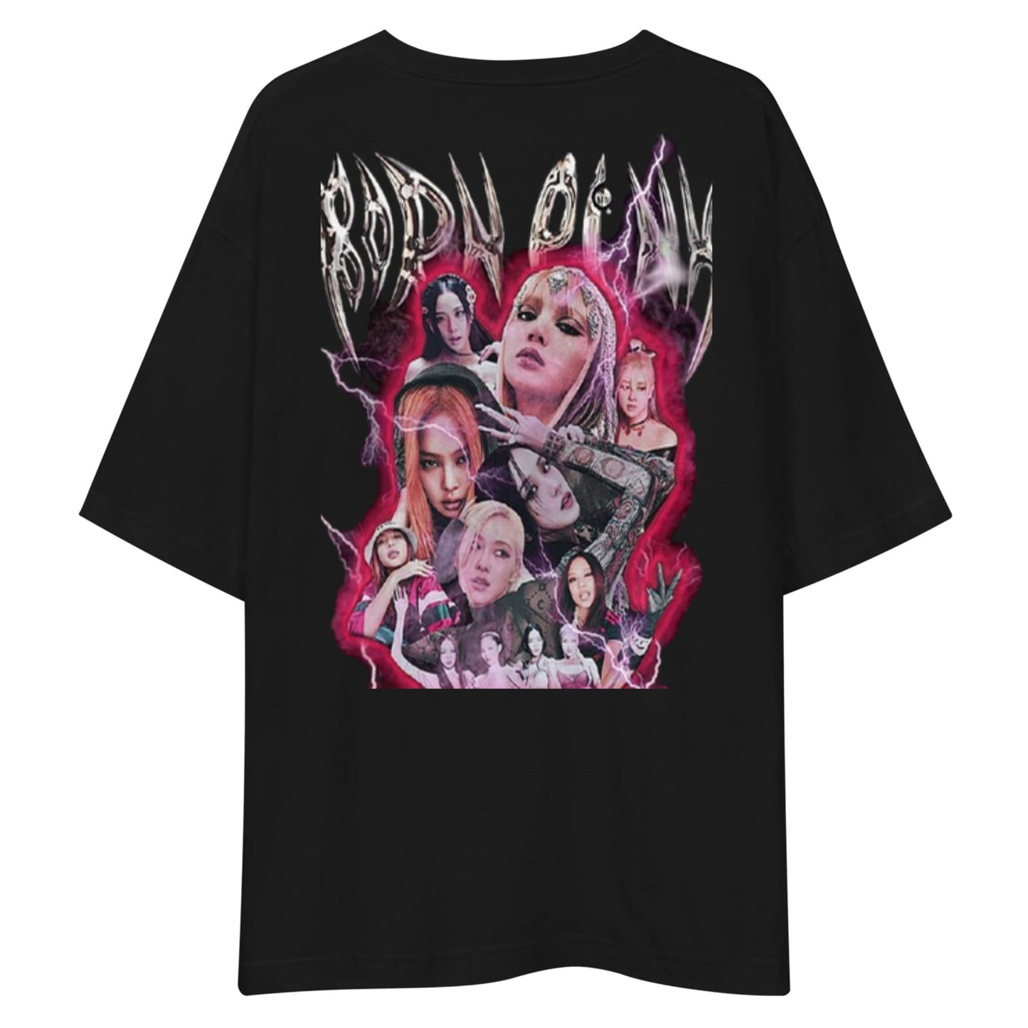 Blackpink Bootleg Unisex Oversized T-Shirt Drop Shoulder