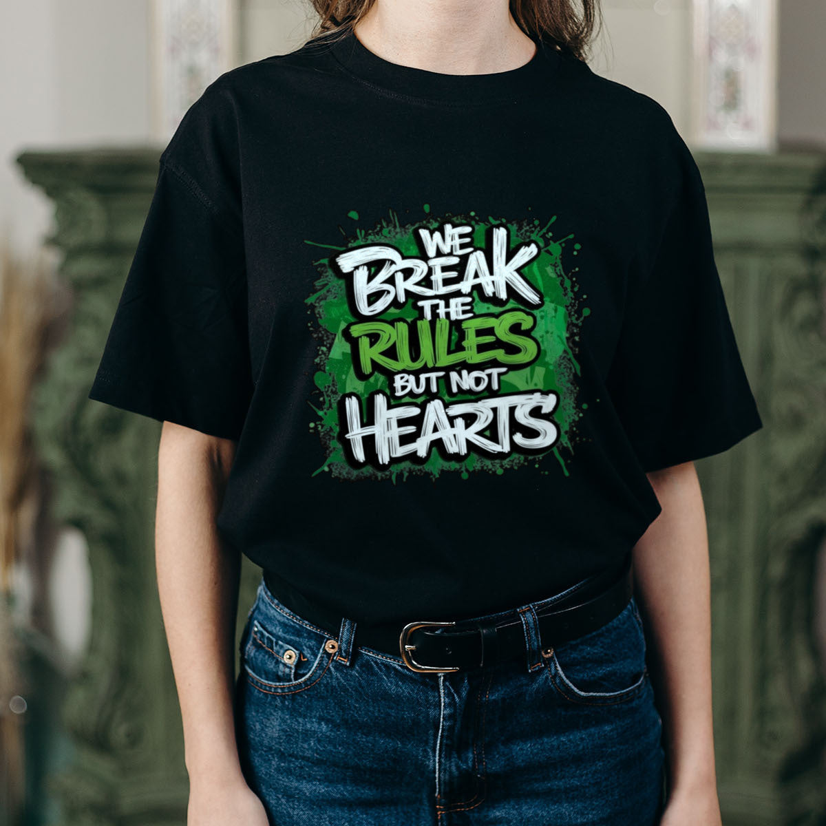 Rule Breaker Unisex Oversized T-Shirt Drop Shoulder